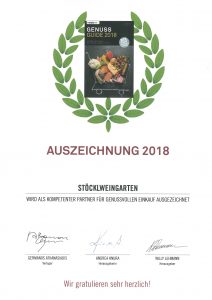 GenussGuide Auszeichnung 2018